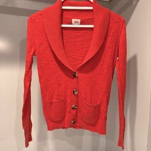 Mossimo Coral Cardigan